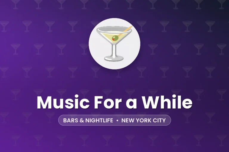 Music For a While – New York City