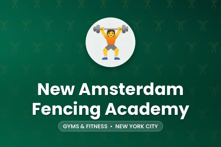 New Amsterdam Fencing Academy – New York City