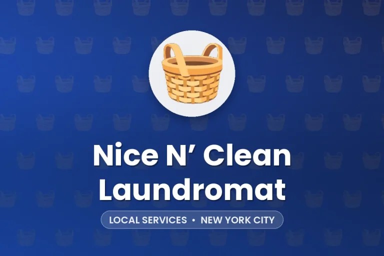Nice N’ Clean Laundromat – New York City