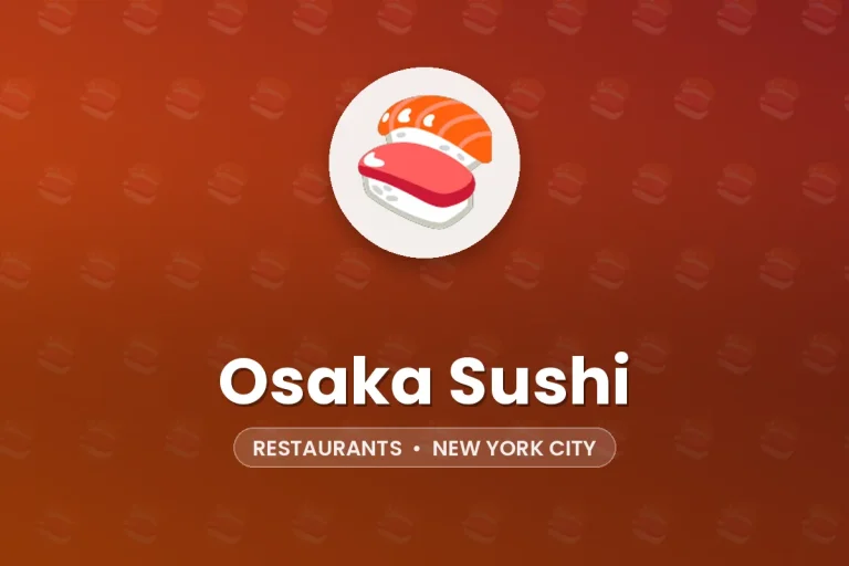 Osaka Sushi – New York City