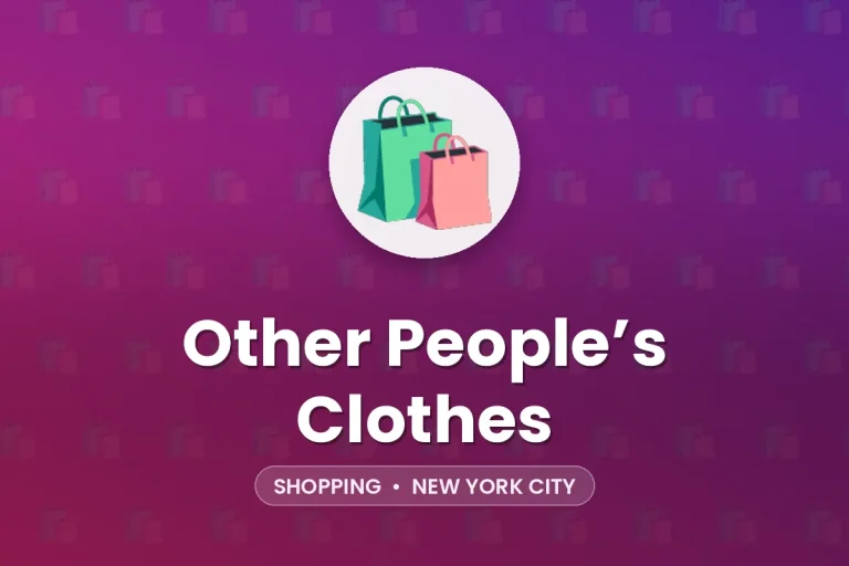 Other People’s Clothes – New York City