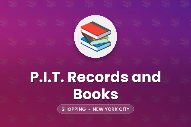 P.I.T. Records and Books – New York City