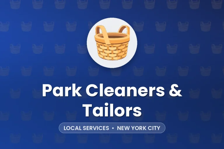 Park Cleaners & Tailors – New York City