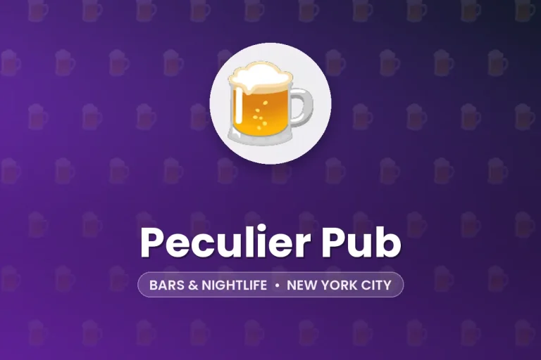 Peculier Pub – New York City