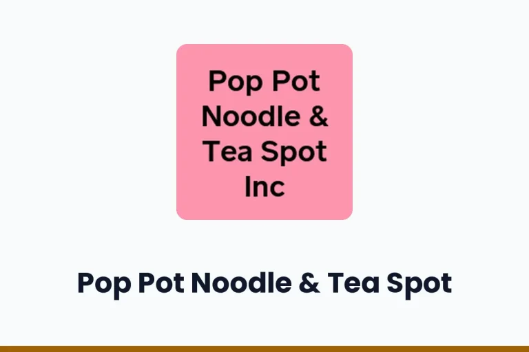 Pop Pot Noodle & Tea Spot logo