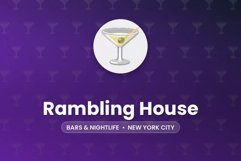 Rambling House – New York City