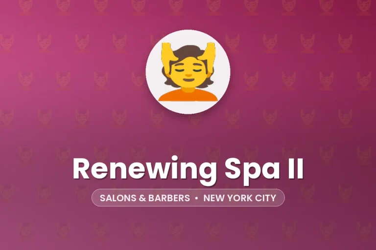 Renewing Spa II – New York City