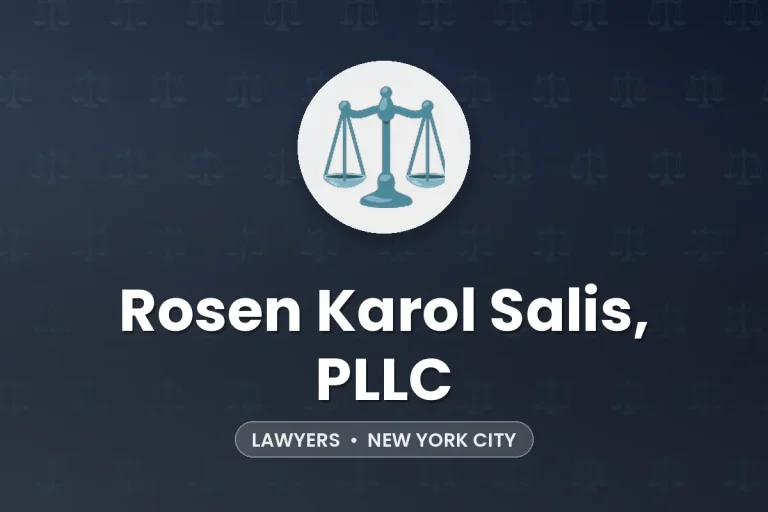 Rosen Karol Salis, PLLC – New York City