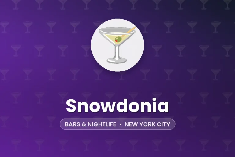 Snowdonia – New York City