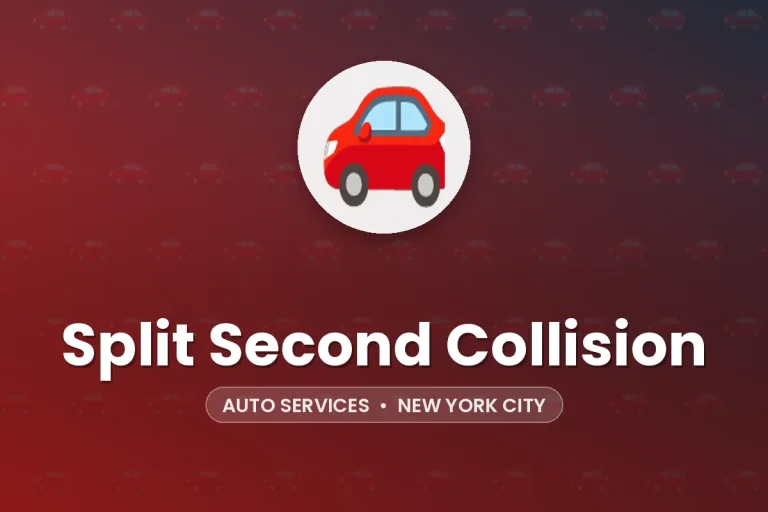 Split Second Collision – New York City