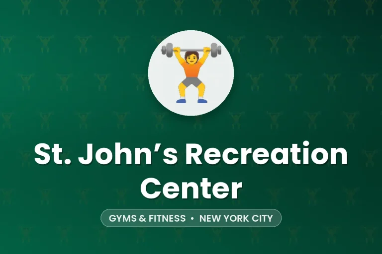 St. John’s Recreation Center – New York City