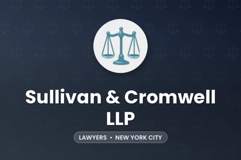 Sullivan & Cromwell LLP – New York City