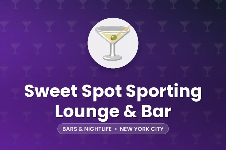 Sweet Spot Sporting Lounge & Bar – New York City