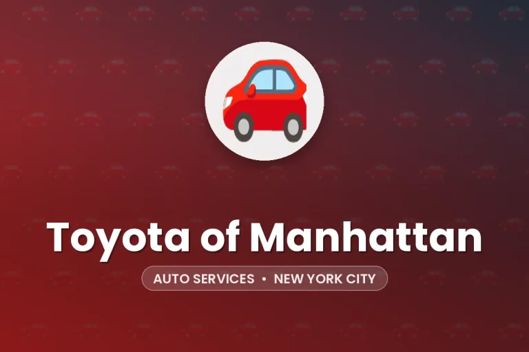 Toyota of Manhattan – New York City