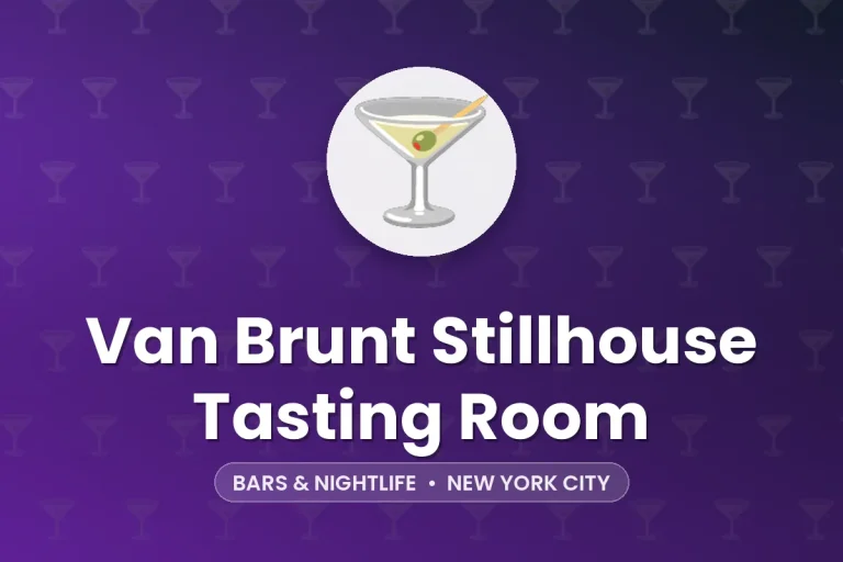 Van Brunt Stillhouse Tasting Room – New York City