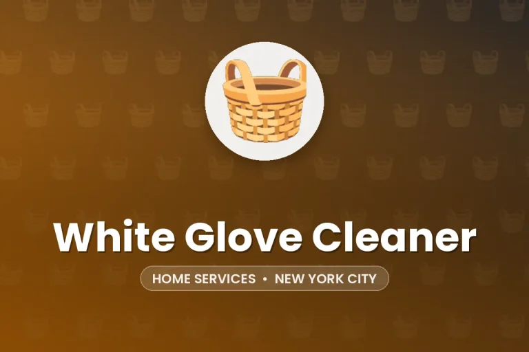 White Glove Cleaner – New York City