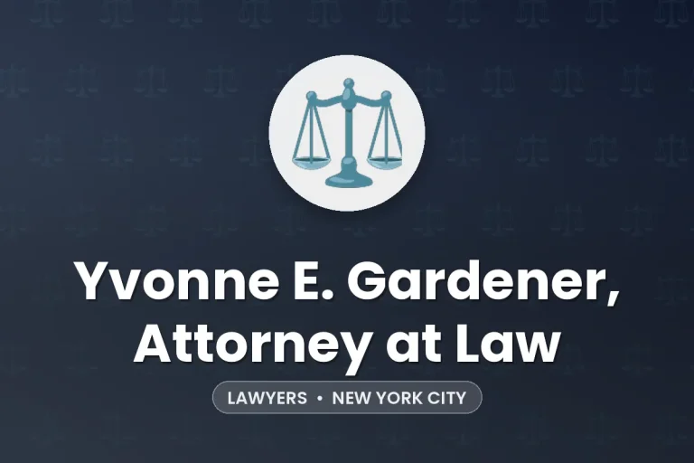 Yvonne E. Gardener, Attorney at Law – New York City